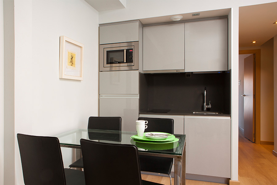 Kitchen view of 1 bedroom apartment  Infanta Mercedes