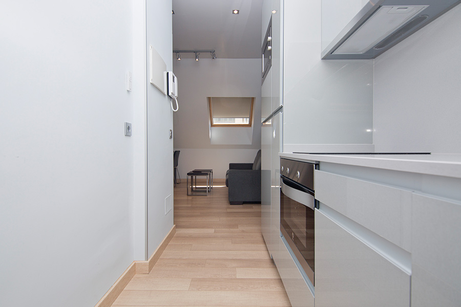 Modern kitchen of 2 bedroom apartment  Infanta Mercedes