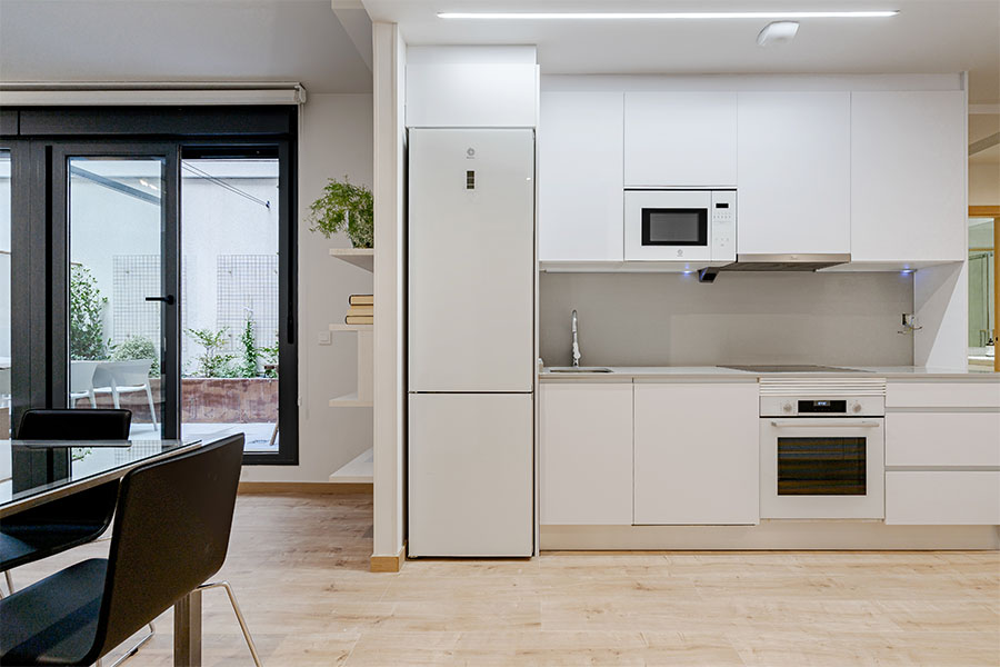 Kitchen of 3-bedrooms penthouse C of Proinca Moncloa Building