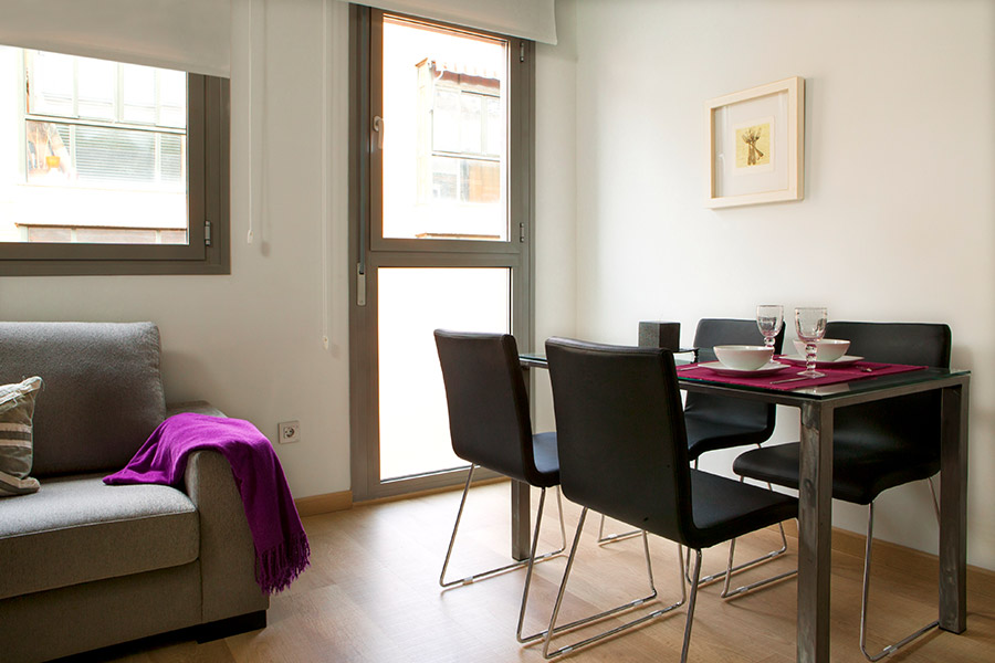 Dining room of mixed studio in Edificio Proinca Infanta Mercedes