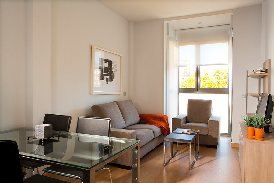 Living room of 2 bedrooms apartment  Infanta Mercedes
