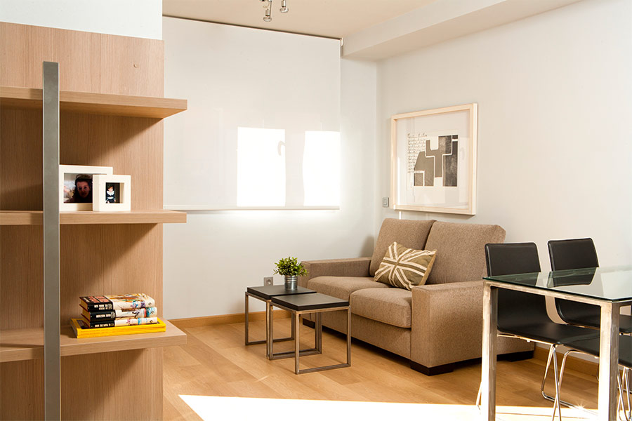 Living room of penthouse Infanta Mercedes