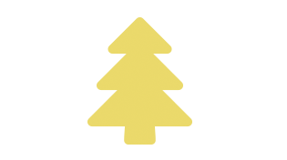 Icon of a fir tree representing the ventilation, cleaning and disinfection measures of the Proinca COVID-19 prevention and safety protocol.