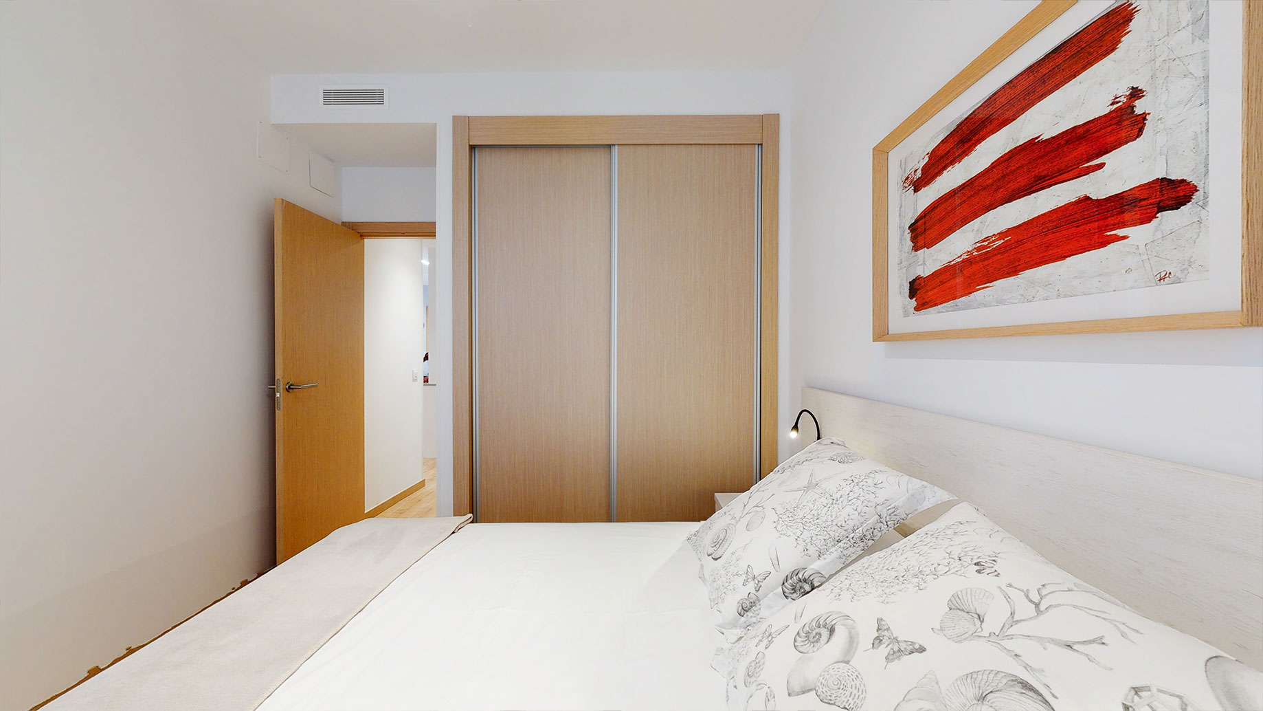 air conditioning in a room in a rented flat